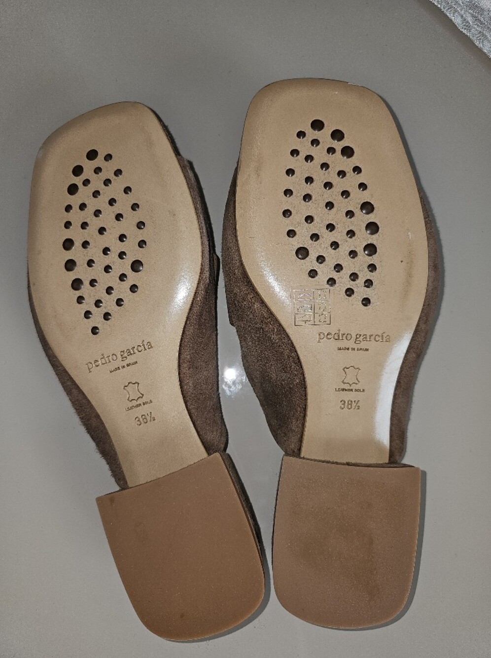 Pedro Garcia Enna Suede Slide Sandals SzEU38.5/US8.5 - Picture 8 of 14